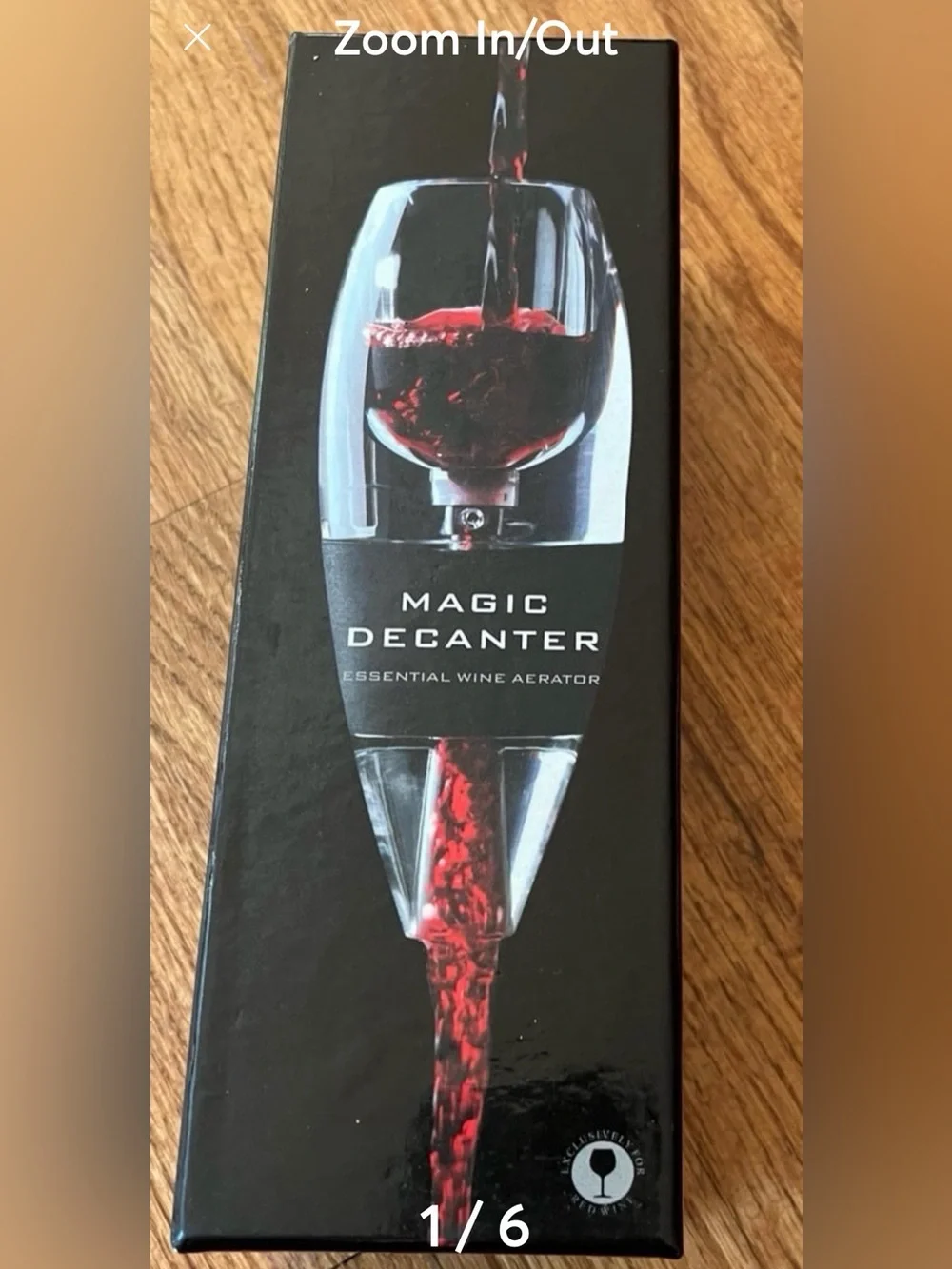 New in box Magic decanter wine aerator